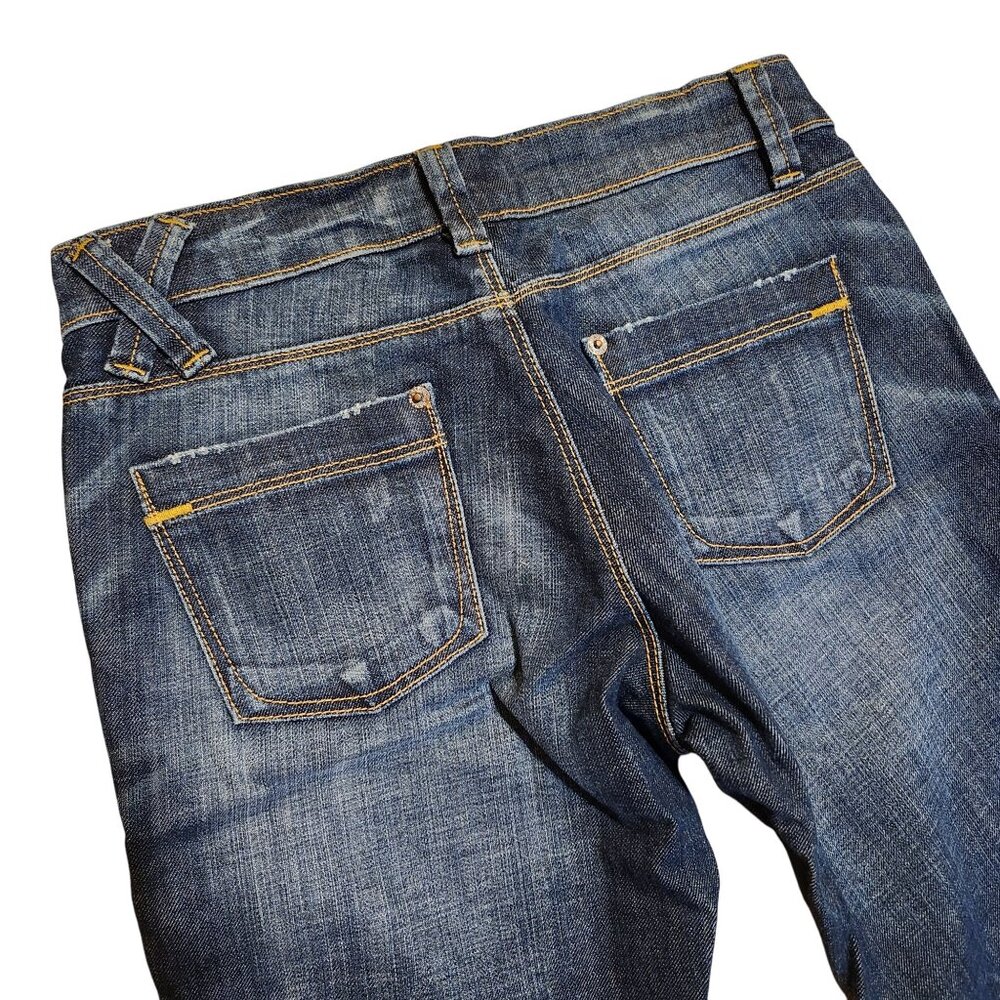 Banana Republic Women's Size 2 Jeans Dark Wash Straight Leg Denim Style 489530 - Picture 6 of 7